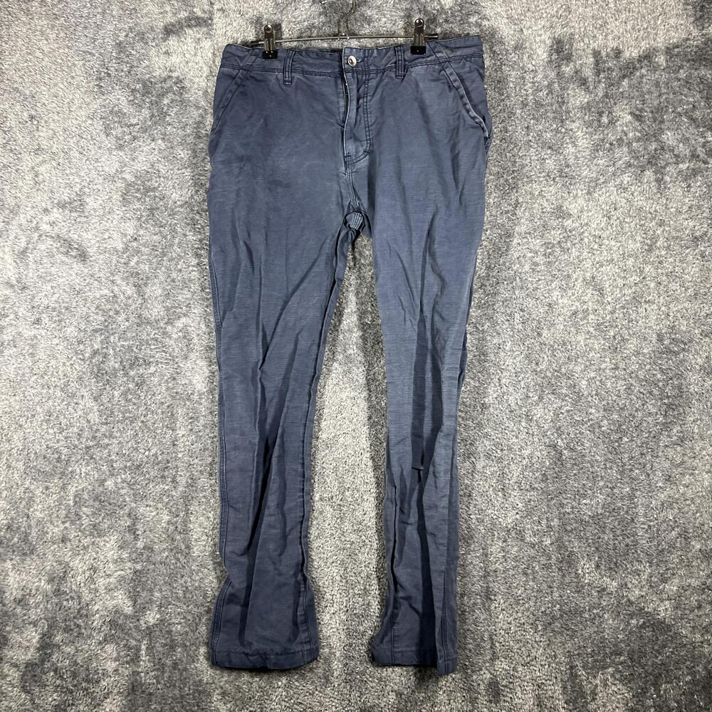 Taylor Stitch Pants Mens 31x32 Blue Chino Slim Chambray Tapered Casual